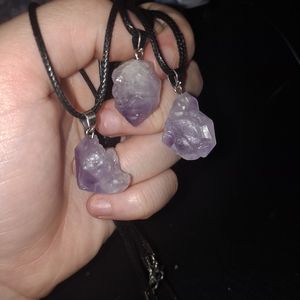 3 Crystal Necklaces